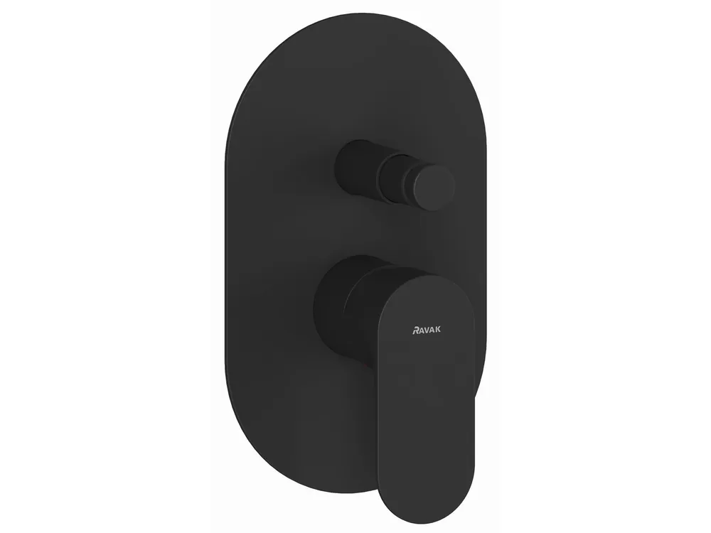 EL 061.20BLM.O2 podomítková baterie 2-cestná s tělesem, Black Matt (X070298) Rechtstreeks Van De Fabrikant