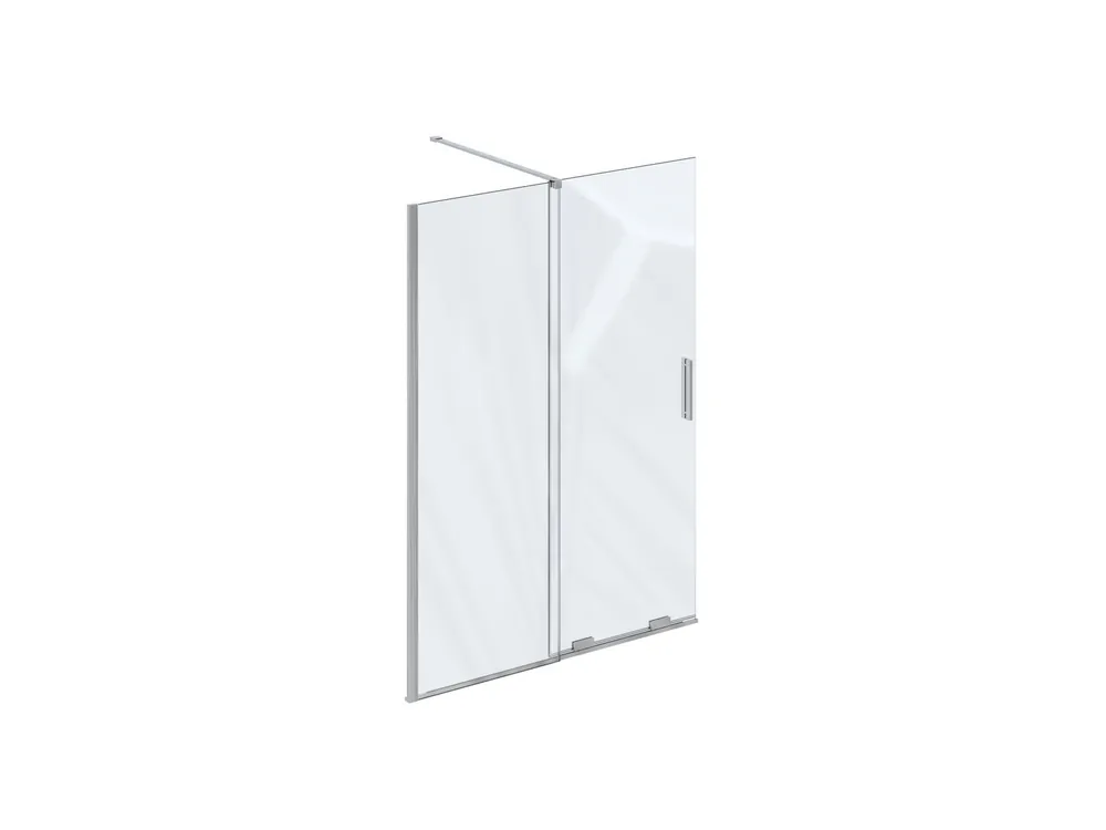 Walk-In ROWI 100, rám lesk/sklo transparent (X9WVA0C00Z1) Výprodej