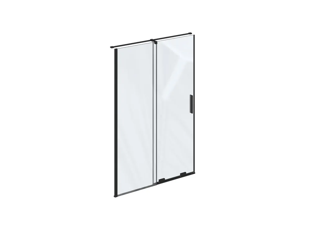 Blesková Nabídka RODP2 110 sprchové dveře, rám černý/sklo transparent (X08VD0300Z1)