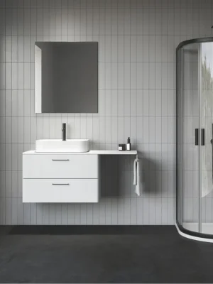 Vrácení Zdarma NBLCP4 90x90 čtvrtkruhový kout posuvný, rám černý/sklo transparent (3BM70300Z1)