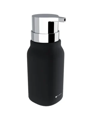 Voordeelprijs Eni - dávkovač tekutého mýdla, pumpička plast, černá matná, chrom (ENC 31X-26-90)