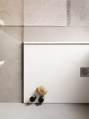 Zlevněný Dune bílá - obdélníková sprchová vanička 200x80, Mineralite (W32AS20008009)