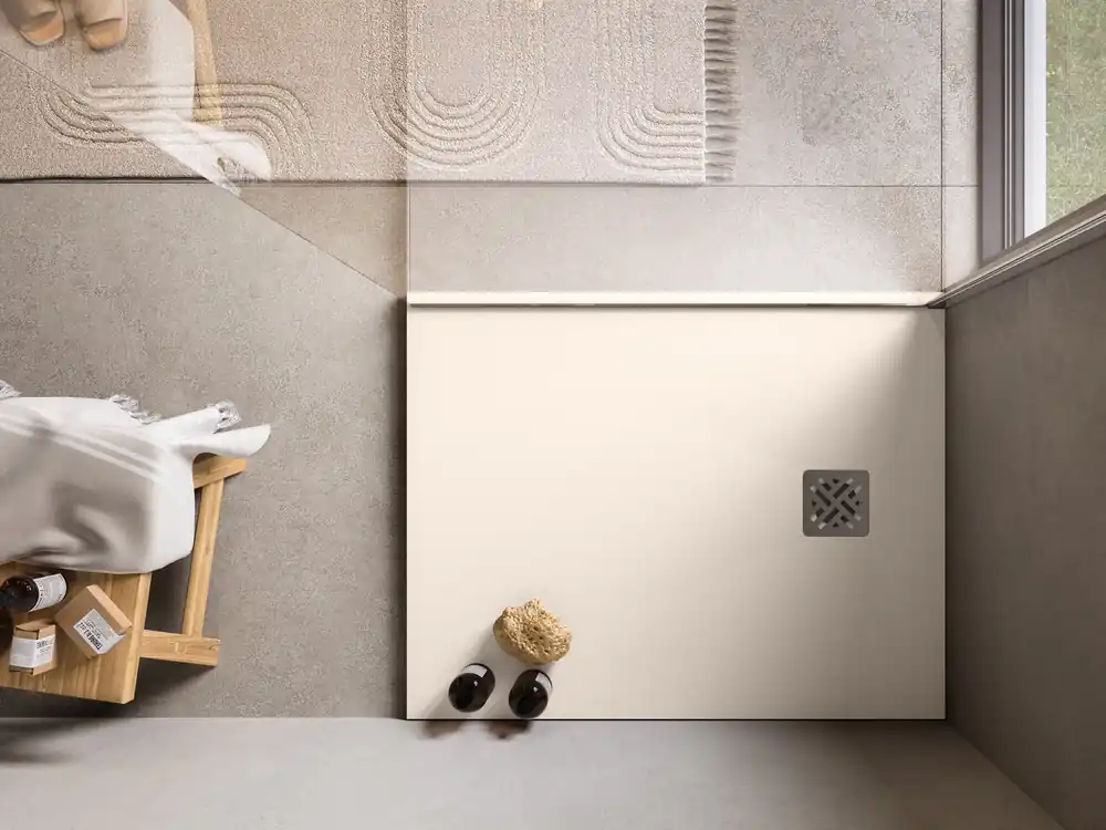 Dune písková - obdélníková sprchová vanička 220x80, Mineralite (W32AS22008018) Shop Nu