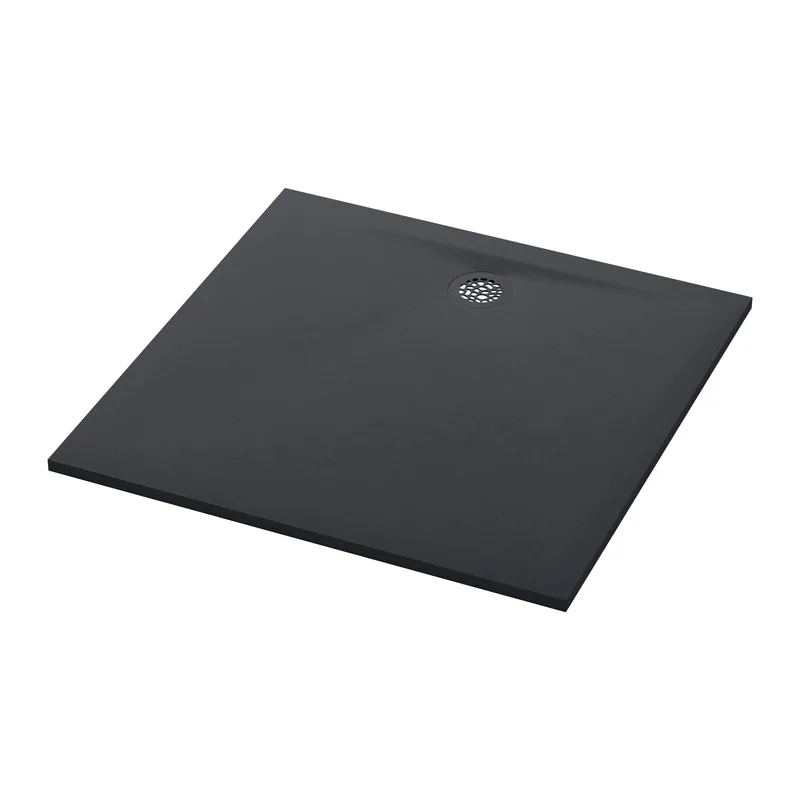 Air antracitově šedá - čtvercová sprchová vanička 90x90, Mineralite (W37Q09017) Voordeelprijs