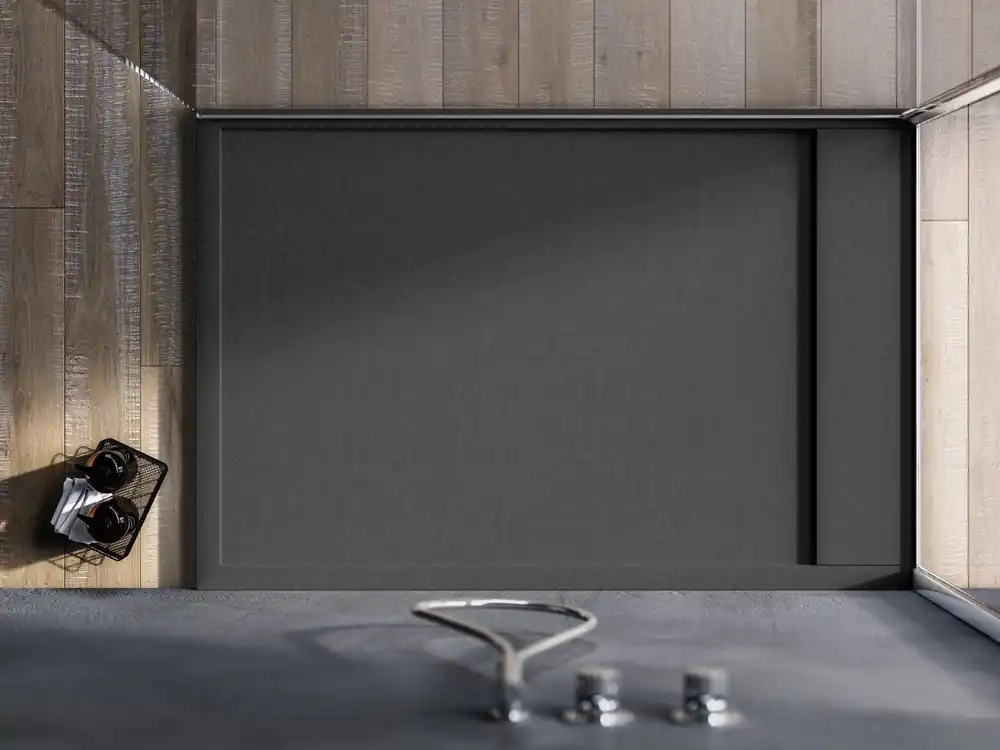 Rug šedá - ATYP obdélníková sprchová vanička 100-120 x 90-120, PlyLite (W30ASSM3b16) Populair