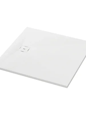 Zlevněný Calce bílá - čtvercová sprchová vanička 90x90, Mineralite (W31Q09009)