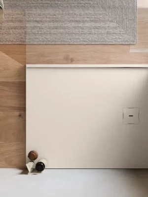 Zlevněný Calce písková - obdélníková sprchová vanička 250x90, Mineralite (W31AS25009018)