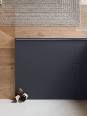 Značkový Calce antracitově šedá - obdélníková sprchová vanička 240x80, Mineralite (W31AS24008017)