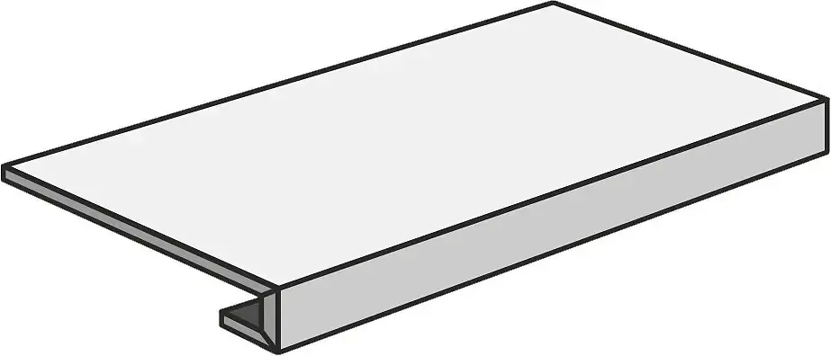Stoncrete Dark Grey - schodovka 32,5x120, šedá (STCR G120DG) Voordeelprijs
