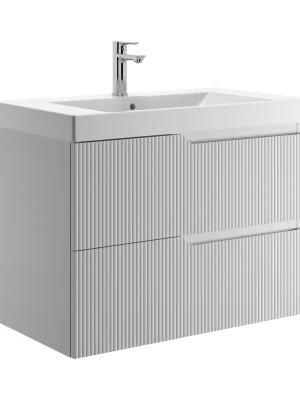 Voordeelprijs Cubito Style - skříňka pod umyvadlo 81,5 cm, 2 zásuvky, bílá (H40J4424023041)