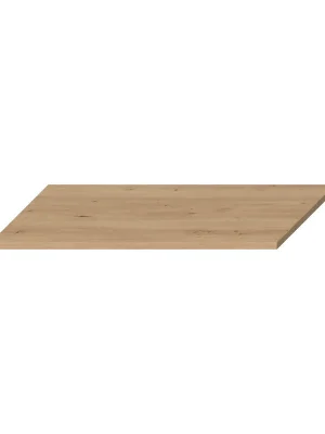 Cubito Style - vrchní deska skříňky pod umyvadlovou mísu 800 mm, bez otvoru pro sifon, dekor dřevo (H46J4422203551) Express Levering