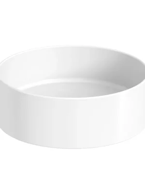 Astra - umyvadlová mísa 35 cm, kruhová, bez přepadu, bílá matná (H8183677571121) Premium