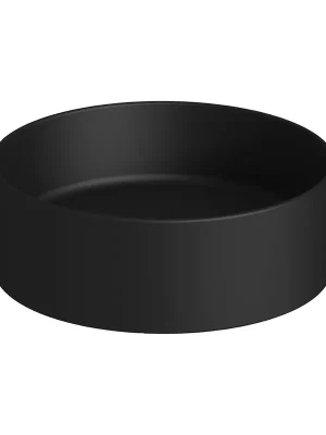 Astra - umyvadlová mísa 35 cm, kruhová, bez přepadu, černá matná (H8183677161121) Korting