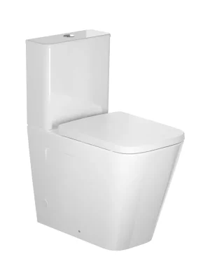 Rechtstreeks Van De Fabrikant Pure Style - WC kombinační mísa, polokapotovaná, vario odpad, Vortex/Rimless, bez nádržky (boční) a sedátka (H8254210000001)