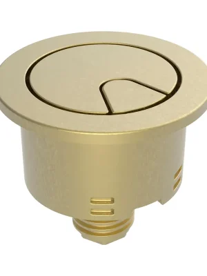Splachovací tlačítko Dual Flush, kartáčovaná zlatá (H8903771990003) Alleen Vandaag