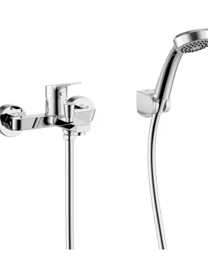 Aanbieding Cubix - vanová-sprchová nástěnná baterie se sprchovou sadou (H3212I70041311)