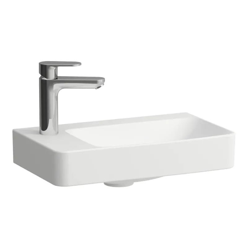 Aanbieding Laufen Pro X - umývátko levé 48x28, otvor pro baterii, bez přepadu (H8158650001131)