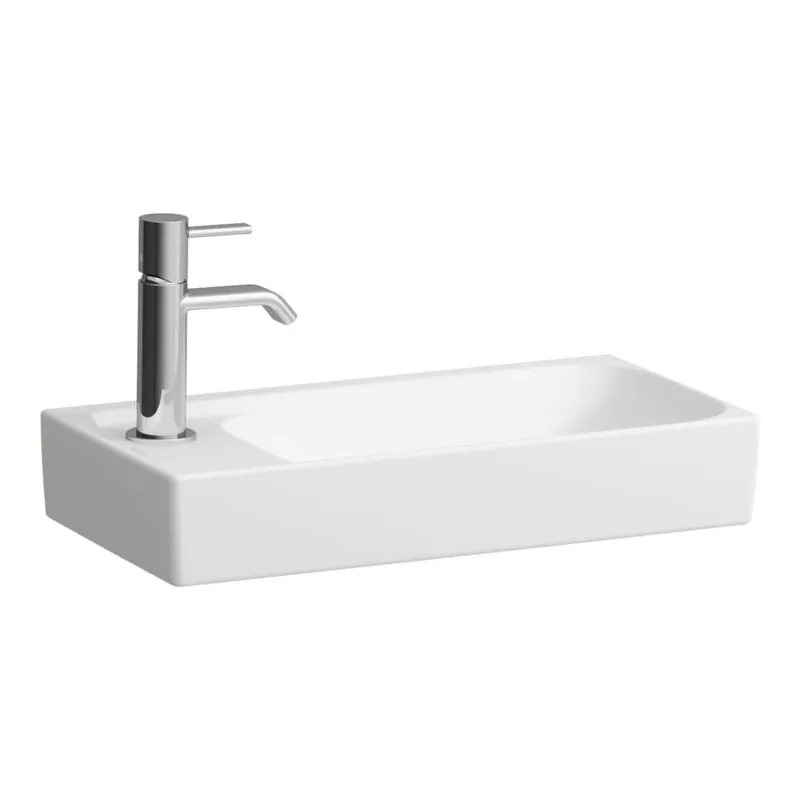 Express Levering Meda - umývátko 46x24, s armaturní deskou vlevo, bílá matná (H8151140001131)