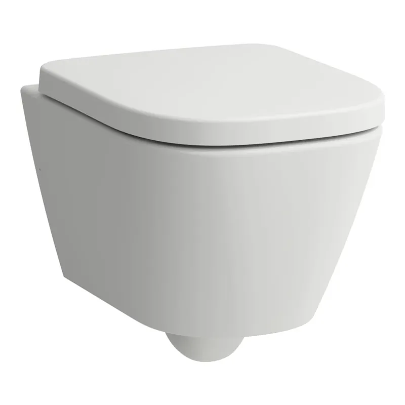 Exclusieve Aanbieding Meda - závěsný klozet, Silent flush, rimless, hluboké splachování, advanced, compact, včetně uchycení Laufen Easyfit 2.0, bez sedátka, bílá matná (H8201137570001)