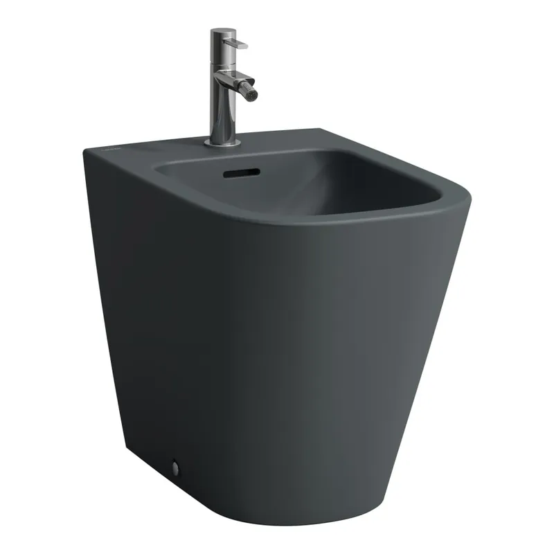 Nieuw Meda - bidet stojící, otvor pro baterii, grafit matná (H8321117583021)