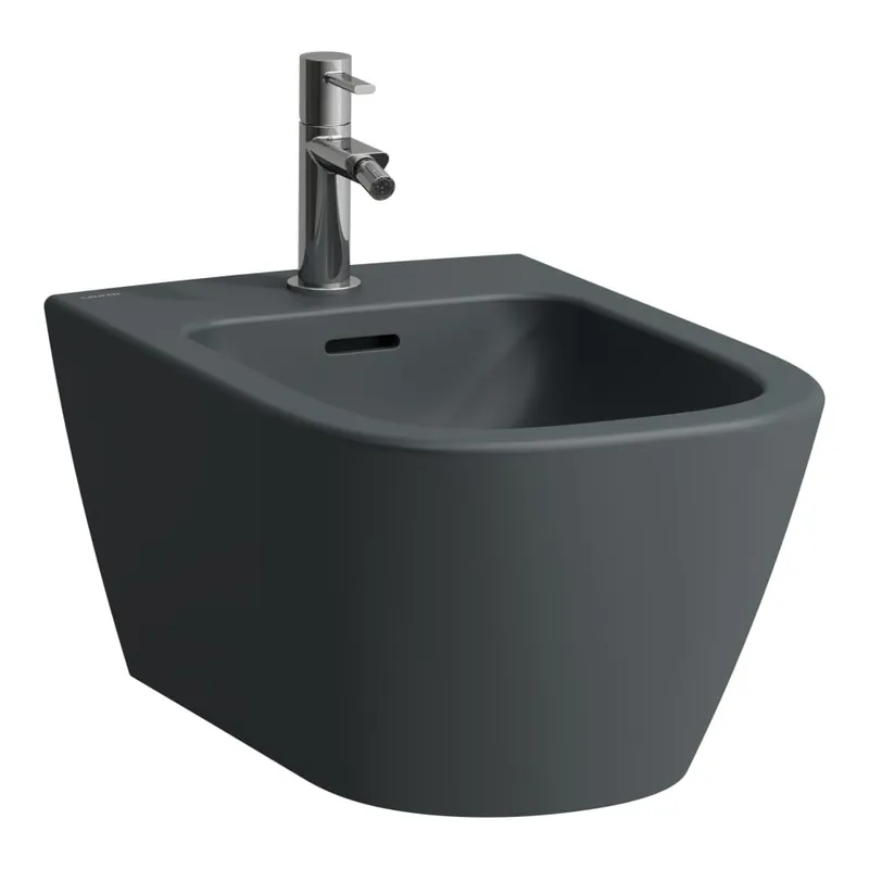 Beperkt Aanbod Meda - bidet závěsný, otvor pro baterii, grafit matná (H8301107583021)