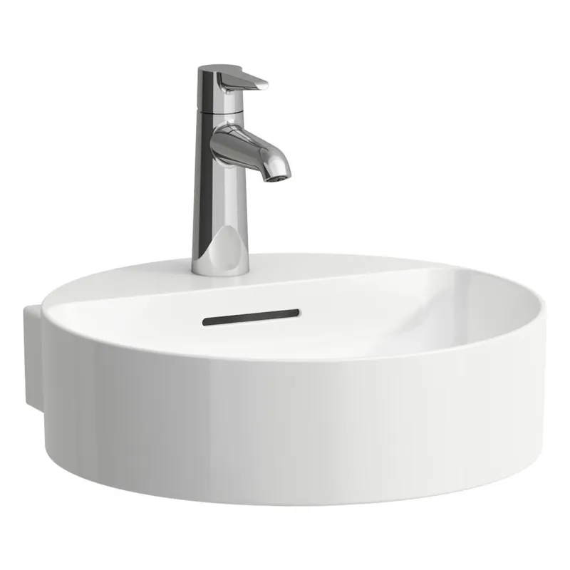 Dagaanbieding Val - umyvadlo 40x42,5 broušená spodní část, otvor pro baterii, bílá matná (H8132817571041)