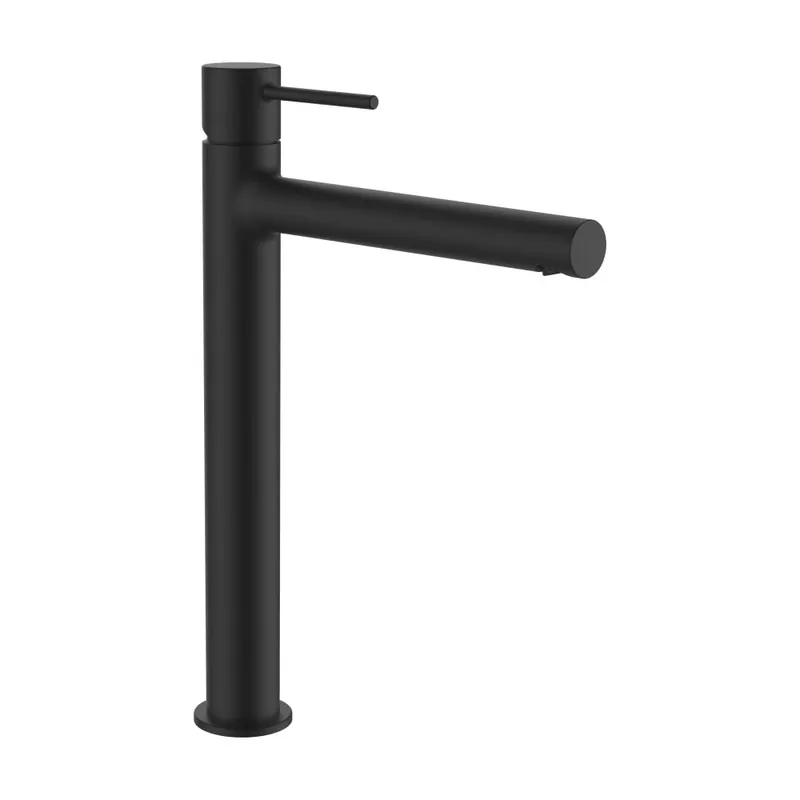 Twinplus Slim - umyvadlová stojánková páková baterie pro umyvadlové mísy s výtokem 18 cm, výška 24 cm, bez automatické výpusti, černá matná (HF505419428000) Gecertificeerd