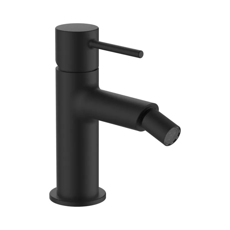 Actieprijs Twinplus Slim - bidetová páková baterie, pevný výtok 11 cm, s automatickou výpustí, černá matná (HF505410428010)