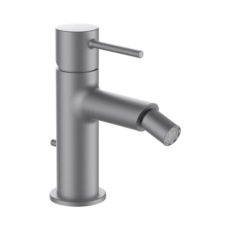 Twinplus Slim - bidetová páková baterie, pevný výtok 11 cm, s automatickou výpustí, inox kartáčovaná ocel (HF505410423000) Merkproduct