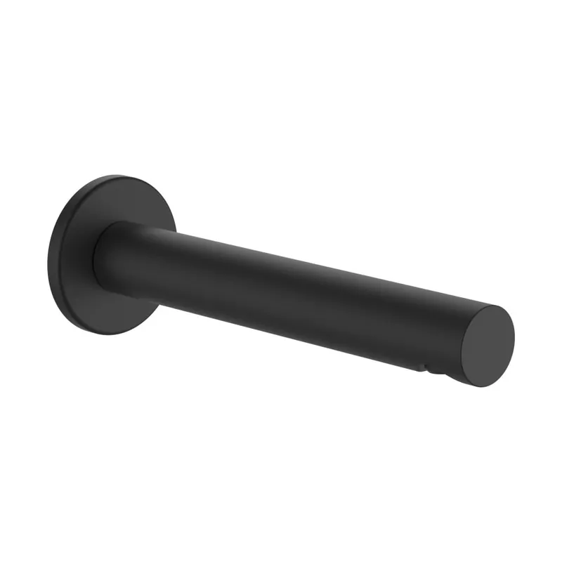 Twinplus Slim - vanový nástěnný výtok, délka 18,5 cm, černá matná (HF505469428000) Koop Online