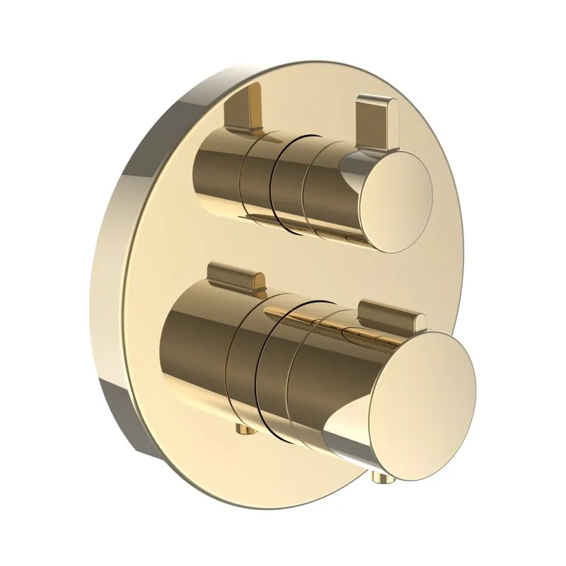 Snelle Levering Twinplus - sprchová podomítková termostatická baterie, zlatá lesklá (HF905474463000)