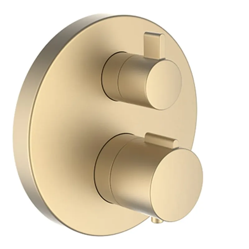 Twinplus - vanová podomítková termostatická baterie, zlatá matná (HF905475462000) Tijdelijk Beschikbaar