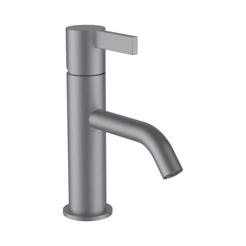 Kartell by Laufen - umyvadlová páková baterie, vyložení 115 mm, bez automatické výpusti, inox kartáčovaná ocel (H3113310901001) Shop Nu