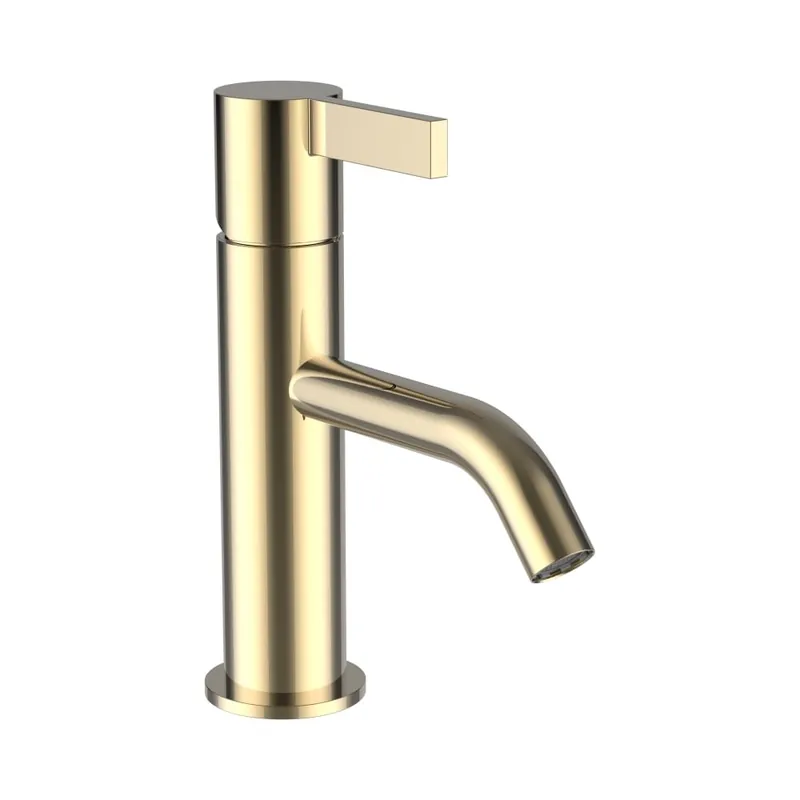 Kartell by Laufen - umyvadlová páková baterie, vyložení 115 mm, bez automatické výpusti, zlatá lesklá (H3113310011001) Goedkoop