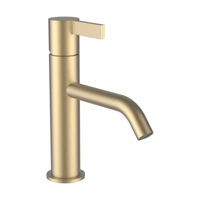 Kartell by Laufen - umyvadlová páková baterie, vyložení 135 mm, bez automatické výpusti, zlatá matná (H3113310831201) Populair