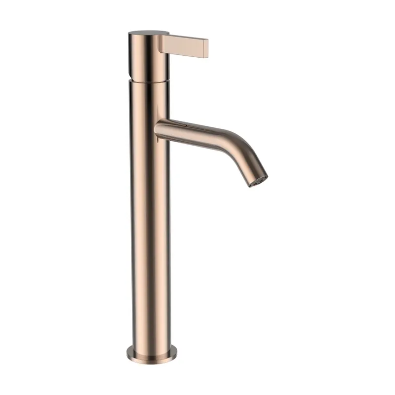 Nieuw Kartell by Laufen - umyvadlová páková baterie, vysoká, bez automatické výpusti, zlatorůžová (H3113380821201)