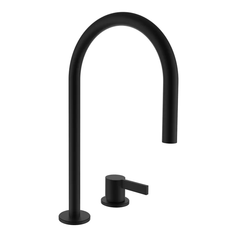 Kartell by Laufen - umyvadlová dvouotvorová páková baterie, bez automatické výpusti, černá matná (H3113320812201) Tijdelijk Beschikbaar