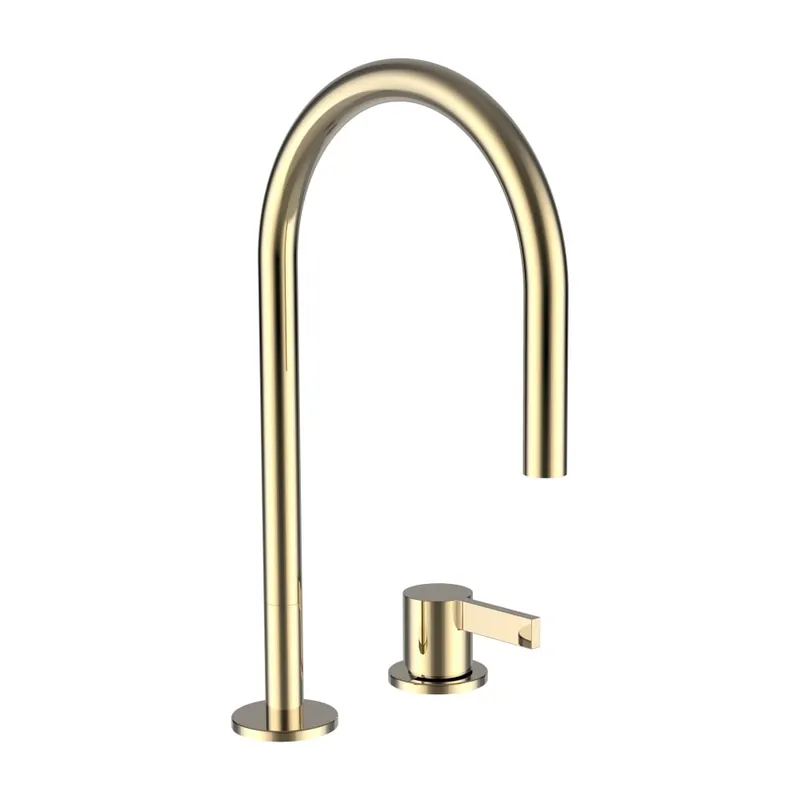 Beperkte Voorraad Kartell by Laufen - umyvadlová dvouotvorová páková baterie, bez automatické výpusti, zlatá lesklá (H3113320012201)