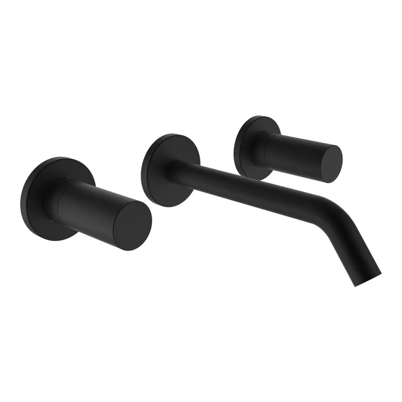 Kartell by Laufen - umyvadlová tříotvorová podomítková baterie, černá matná (H3123360811201) Korting