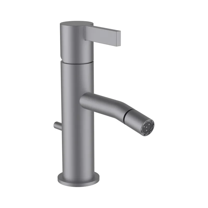 Kartell by Laufen - bidetová páková baterie, bez automatické výpusti, inox kartáčovaná ocel (H3413310901031) Bestel Nu
