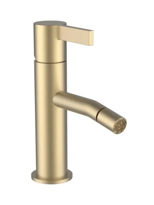 Actieprijs Kartell by Laufen - bidetová páková baterie, bez automatické výpusti, zlatá matná (H3413310831031)