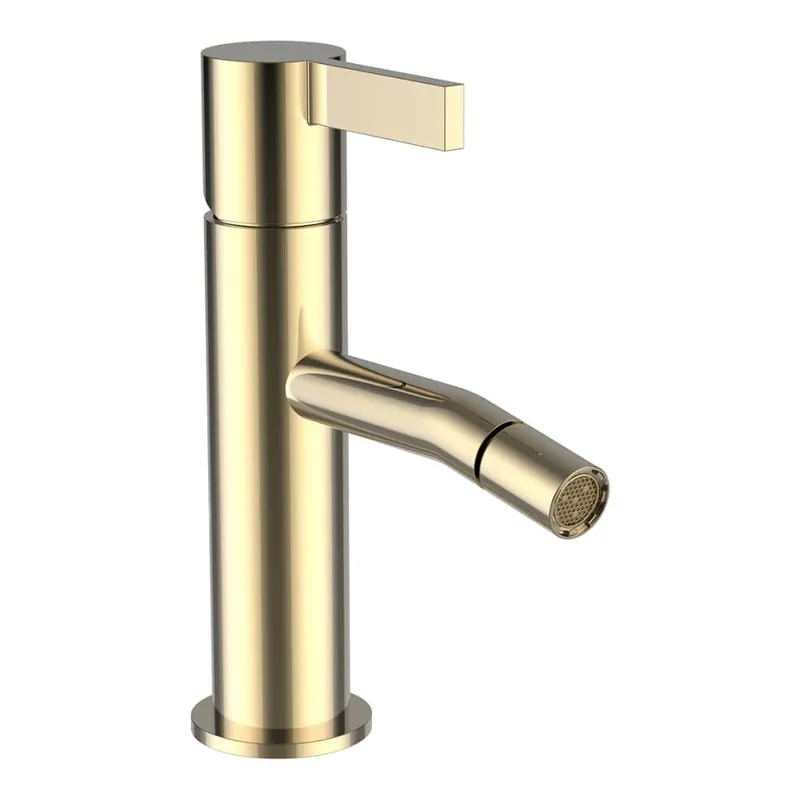Merkproduct Kartell by Laufen - bidetová páková baterie, bez automatické výpusti, zlatá lesklá (H3413310011031)