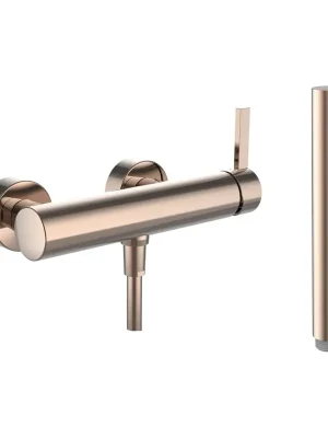Aanbieding Kartell by Laufen - sprchová nástěnná baterie, včetně příslušenství, zlatorůžová (H3313370821411)
