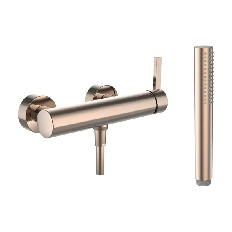 Aanbieding Kartell by Laufen - sprchová nástěnná baterie, včetně příslušenství, zlatorůžová (H3313370821411)