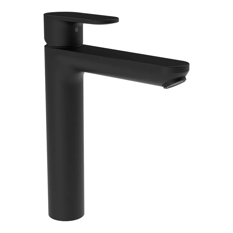 Laufen Pro X - stojánková páková baterie pro umyvadlové mísy, pevný výtok 165 mm, kartuše Eco+, bez automatické výpusti, černá matná (HF506914198000) Shop Nu
