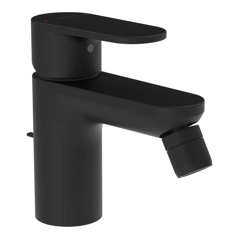 Laufen Pro X - bidetová páková baterie, s pevným výtokem 100 mm, s výpustí click-clack, černá matná (HF506910198000) Meest Verkocht