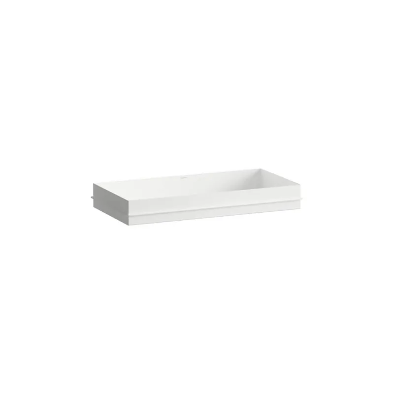 Metaphor - zapuštěné umyvadlo 70x37,5 bez otvoru pro baterii, bez přepadu, Vitreon Steel bílá (H517ME70001121) Must-Have
