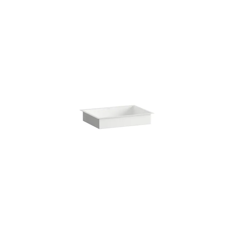 Exclusieve Aanbieding Metaphor - vestavné umyvadlo 50,4x37,9 bez otvoru pro baterii, s přepadem, Vitreon Steel bílá (H513ME50001091)