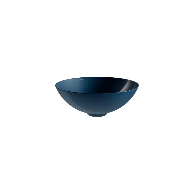 Exclusieve Aanbieding Characters - umyvadlová mísa 36x36 bez otvoru pro baterii, bez přepadu, Vitreon Steel Deep blue (H512CA20091121)