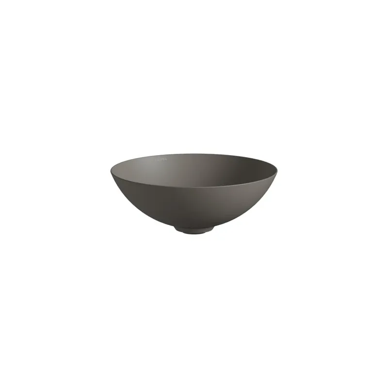 Characters - umyvadlová mísa 36x36 bez otvoru pro baterii, bez přepadu, Vitreon Steel Gravel mat (H512CA27071121) Hete Deal